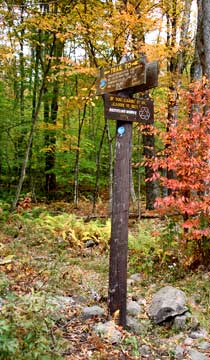 trail head for Big Indian Mountain
