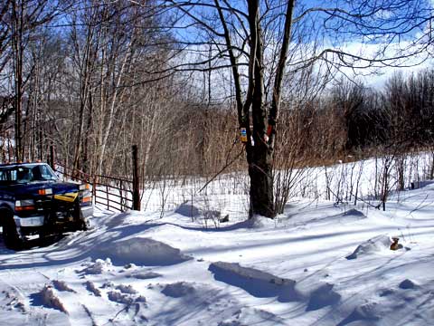 parking at bearpen mountain on Heisinger Road