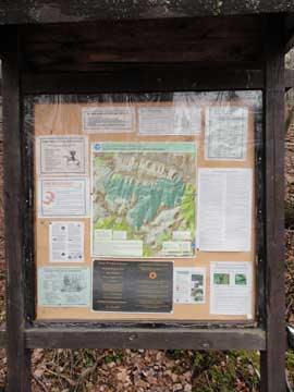 dec kiosk for north dome and st anne mountain