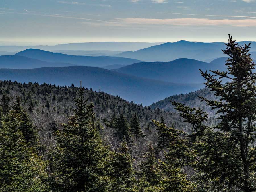 view of spruceton valley from Hunter Mountain