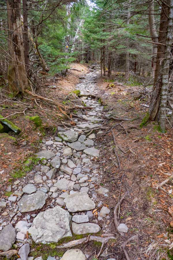 The Hunter Mountain Trail continues to be rocky