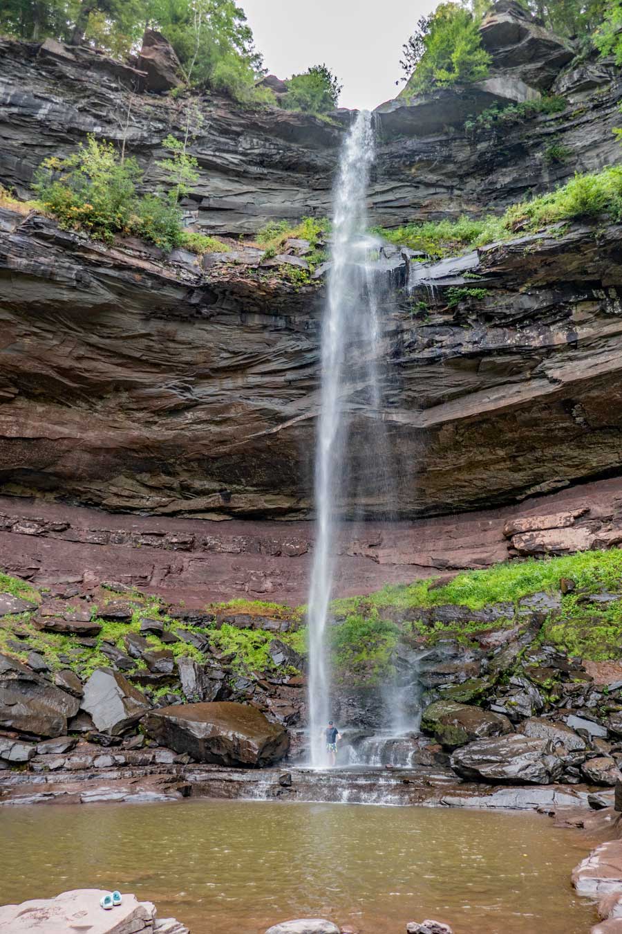 upper drop of kaaterskill falls