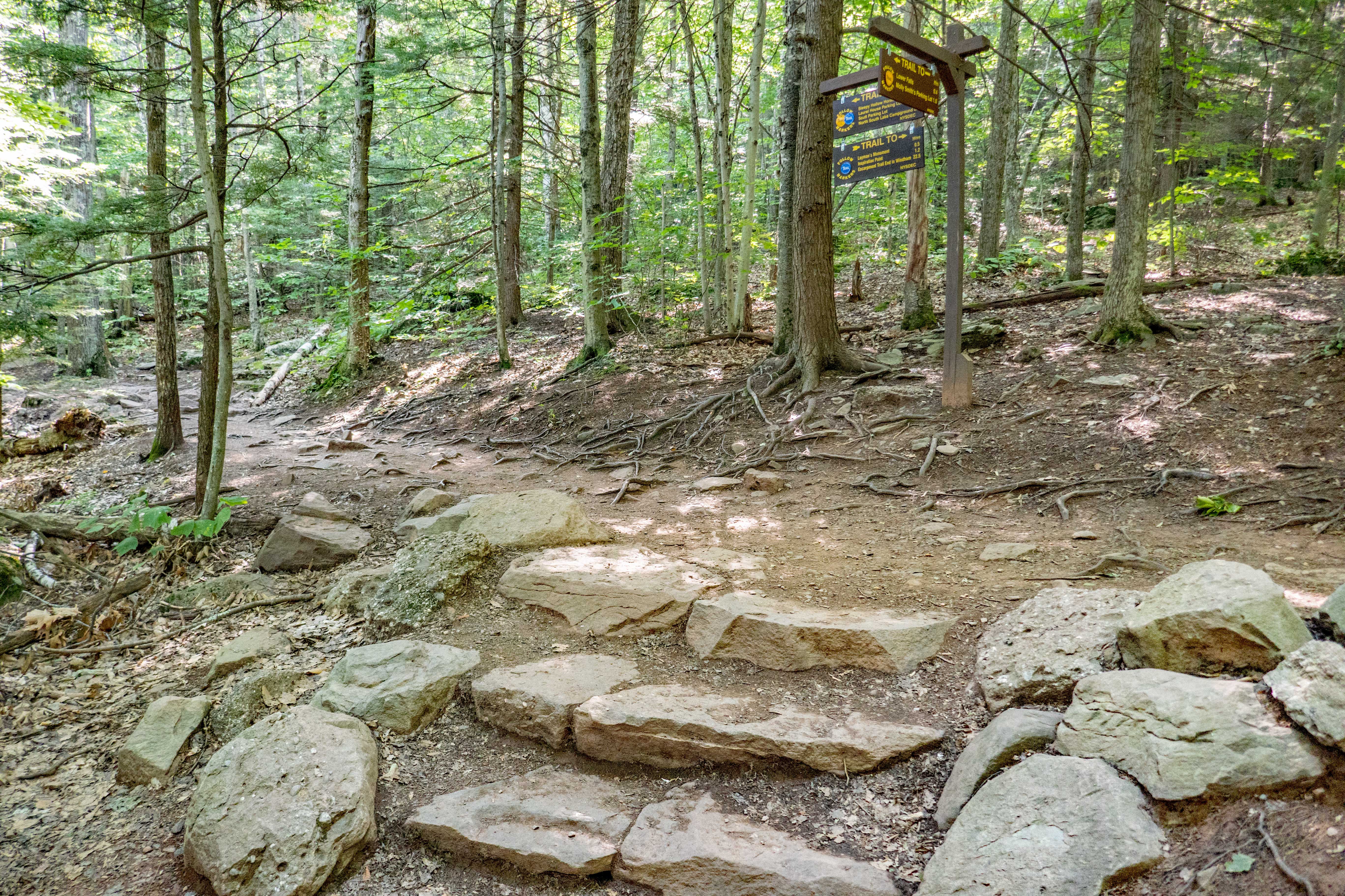 top of kaaterskill falls trail