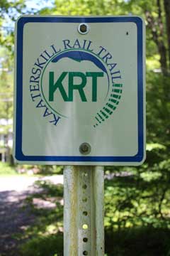 kaaterskill rail trail sign