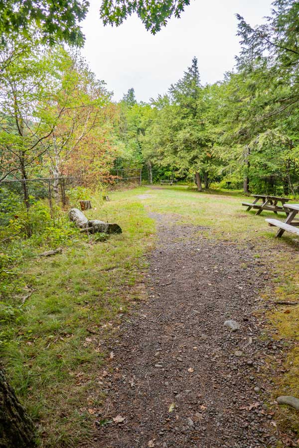escarpment trail by the North Lake Beach area