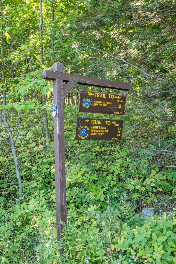 The Escarpment Trail by the old Cog Railway Station