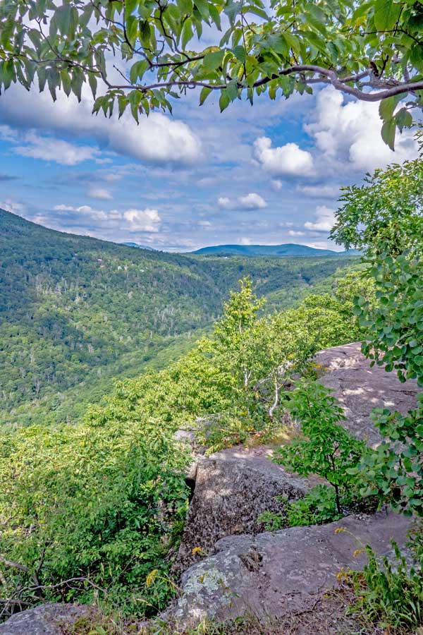 council's bluff in the kaaterskill clove of the catskill mountains.