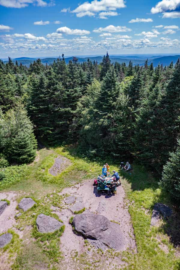 View from the Balsam Lake Mountain Fire Tower