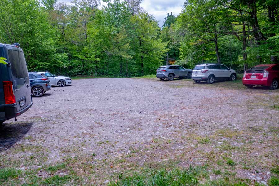 Balsam Lake Mountain Parking Area