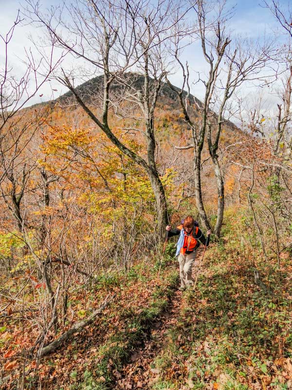 view of Black Dome Mountain from the west side of Blackhead Mountain