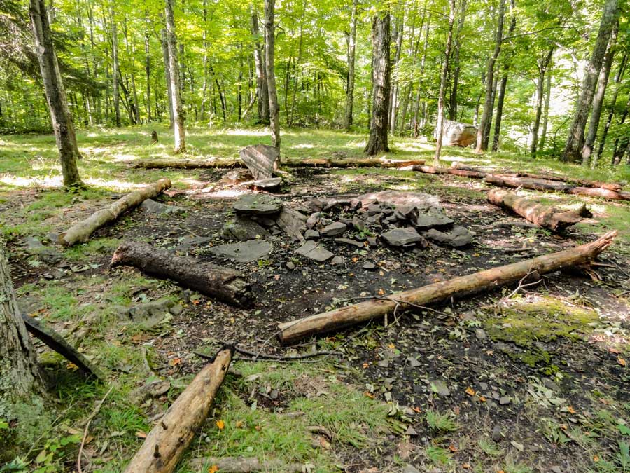 Elm Ridge Lean-to and campsite