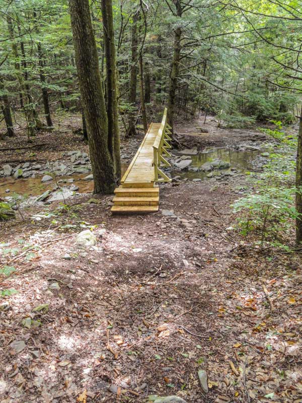 First Bridge on the Colgate Lake Trail