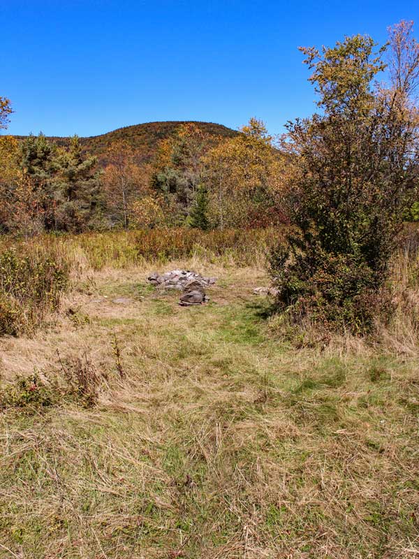 camping site off the Colgate Lake Trail
