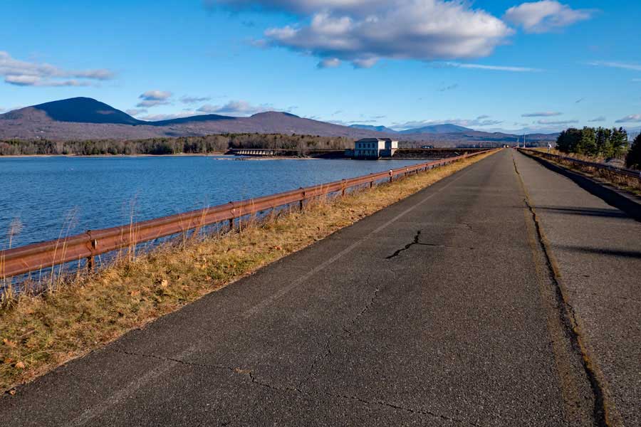 Western section of the Ashokan Reservoir Promenade  
