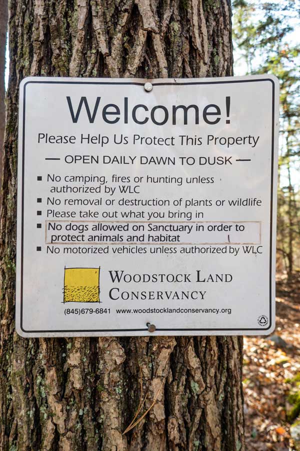 rules for using the Israel Wittman Sanctuary Trail system
