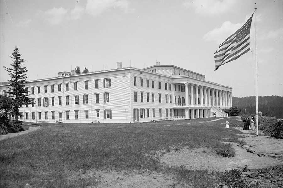 Catskill Mountain House 100 to 200 years ago