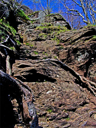 Just below Hurricane Ledge to Kaaterskill High Peak summit