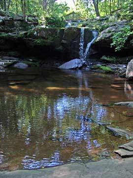 old mill falls on plattekill creek