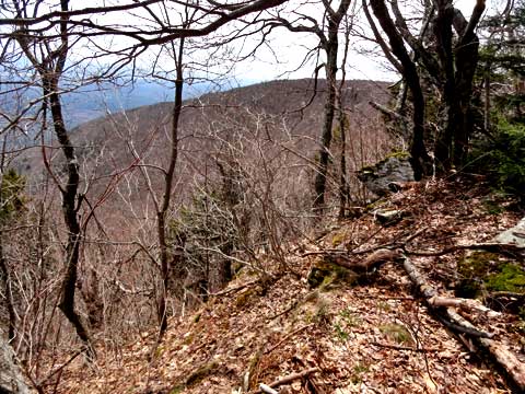 kaaterskill amphitheater view on old indan trail