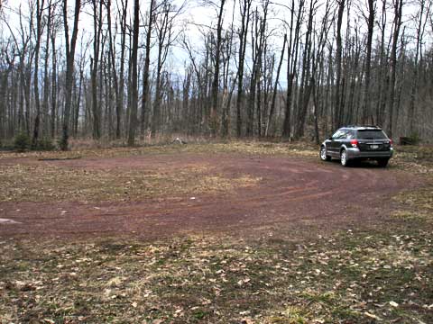 parking on DEC Pisgah Road for Pisgah Mountain