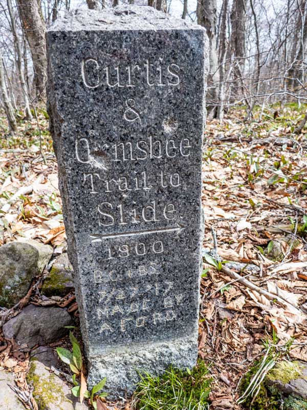curtis-ormsbee trail monument
