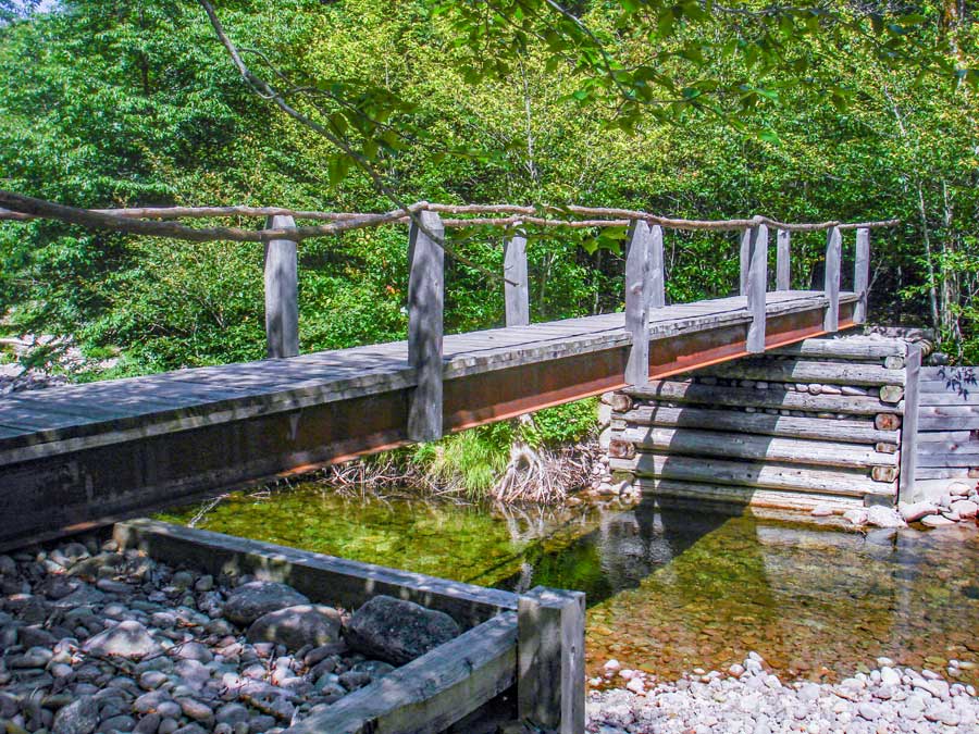 bridge over east branch of neversink river by table mountain