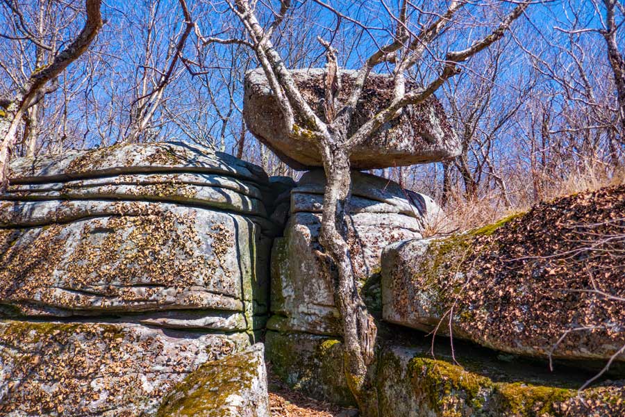Reconnoiter Rock on the Peekamoose Table Trail