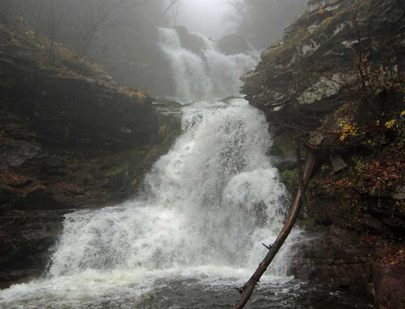 Drawing of the Five Cascades