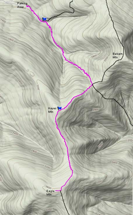 Eagle Mountain GPS map