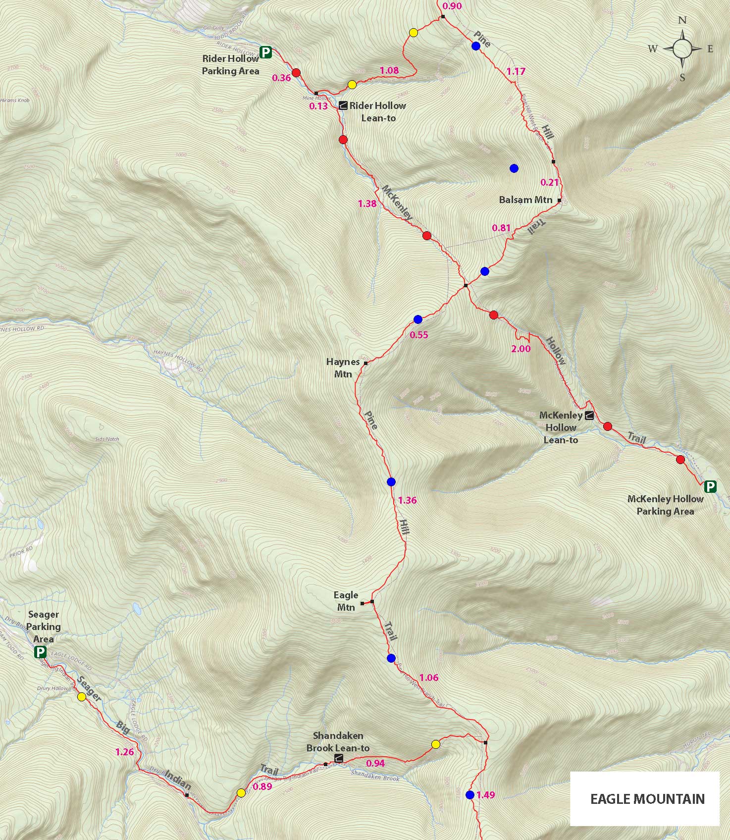 Eagle Mountain GPS map