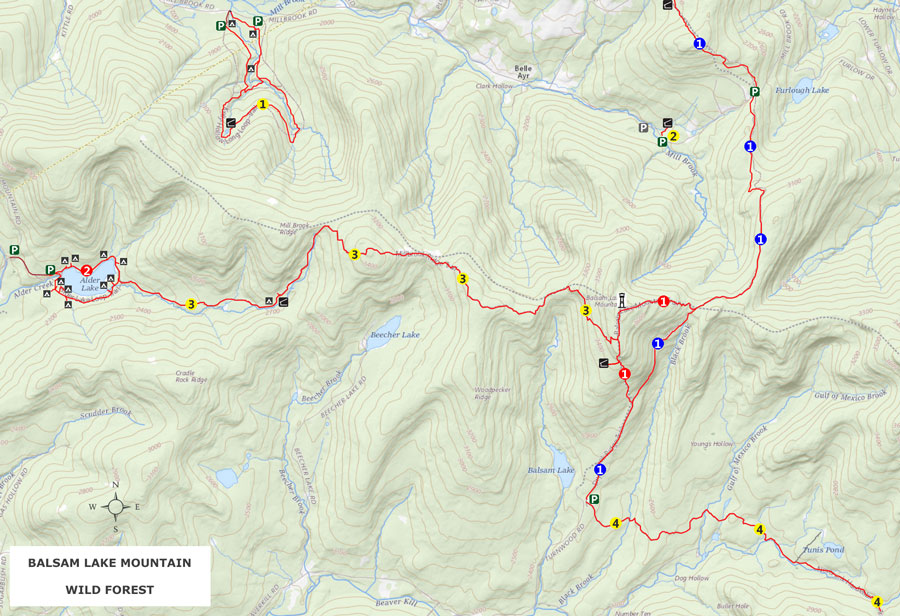 balsam lake mtn wild forest