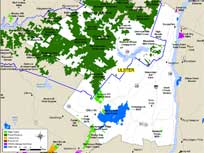 map of ulster county NY