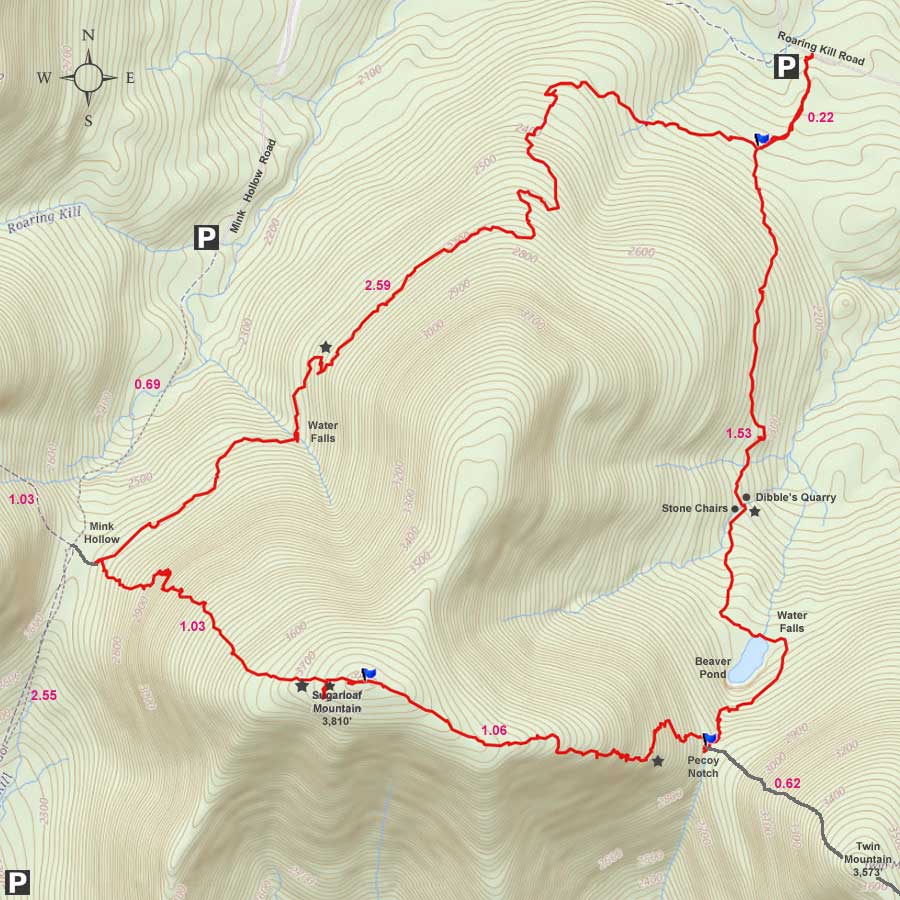 Sugarloaf Mountain GPS map