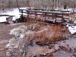 Rain storm on March 10, 2011 in the catskill mountains
