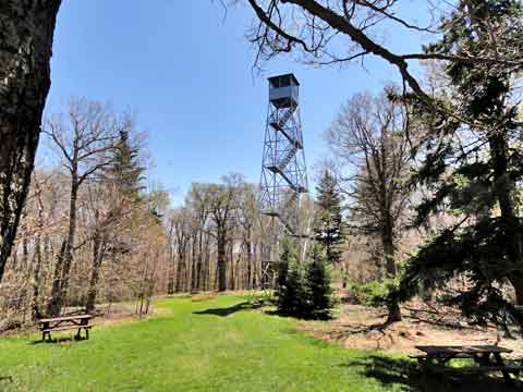 New DEC Parking Area for the Red Hill Fire Tower announced by the DEC on February 9, 2021.