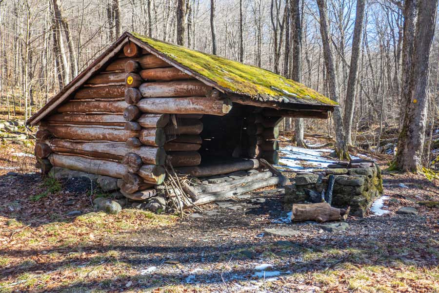 Shandaken Lean-to off Shandaken Brook in the Big Indian Wilderness