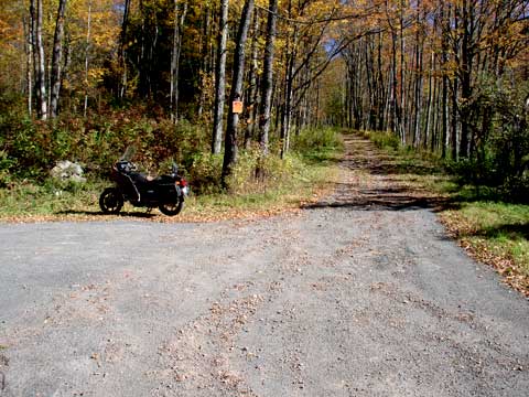 parking at vly and bearpen mountain on Rt 3 on the south side