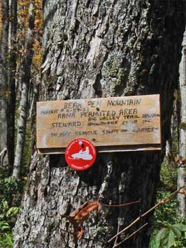 new snowmobile trail between vly and bearpen mountain