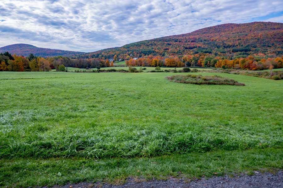 View over the land used for The Windham Path