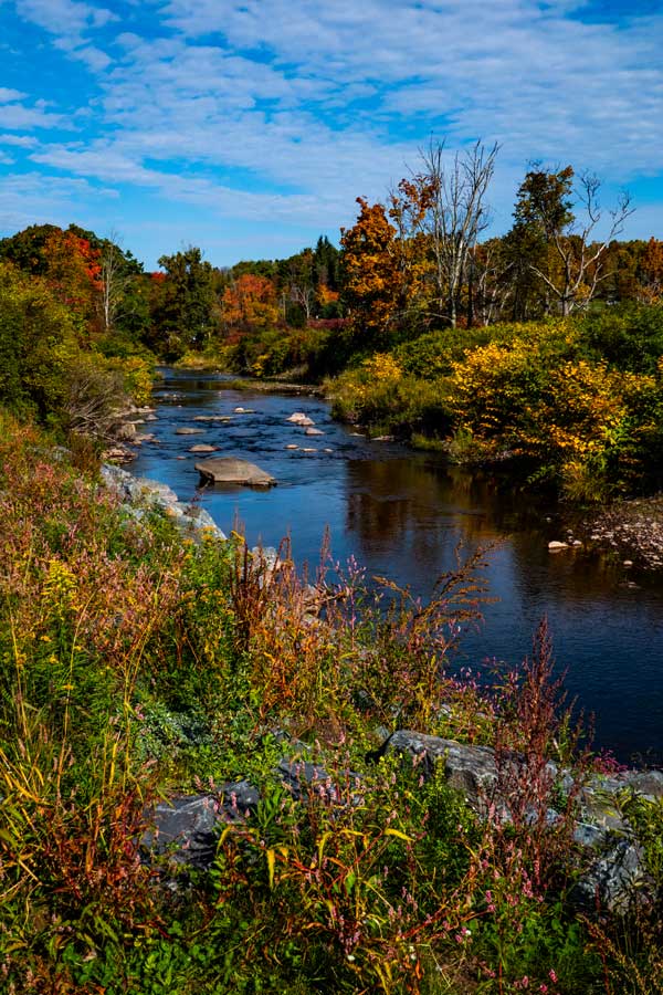 Batavia Kill Creek next to the spur trail off The Windham Path