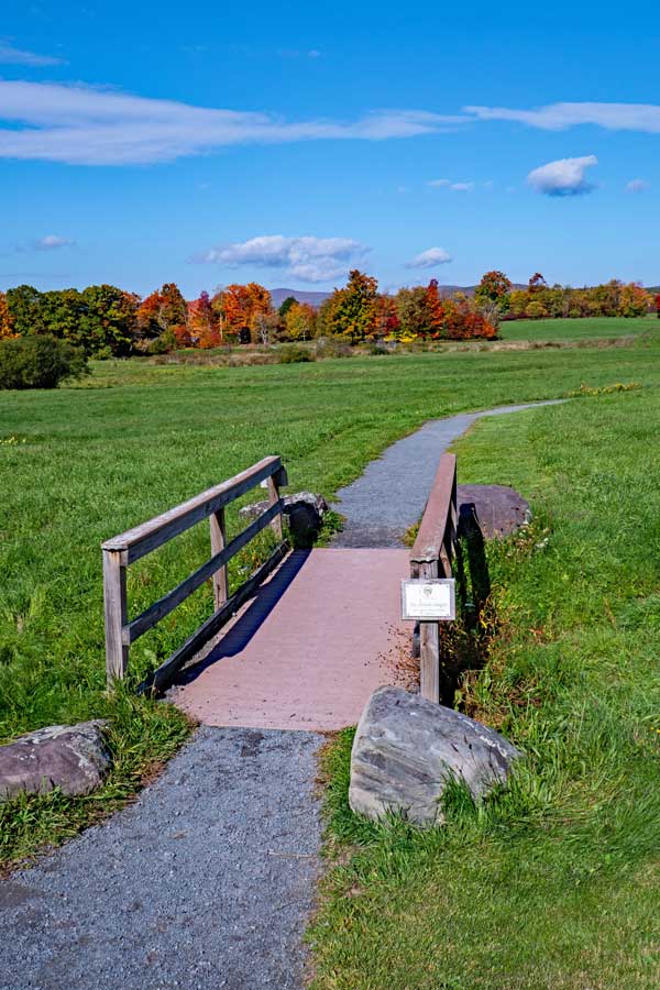 small bridge on the eastern side of The Windham Path