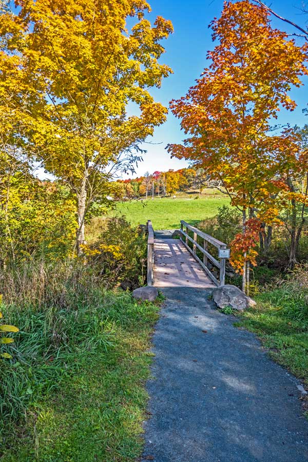 last bridge on the east side of The Windham Path