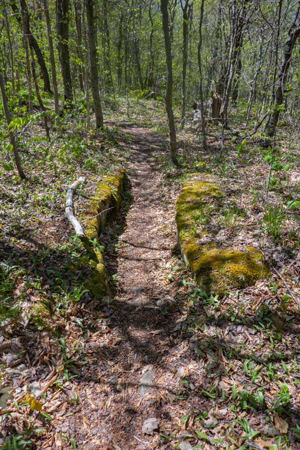 The Devil's Path will stay level until it turns again.