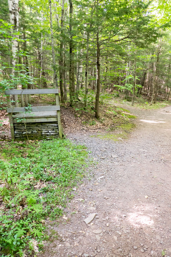Horse loading station on the old hotel road and camping site