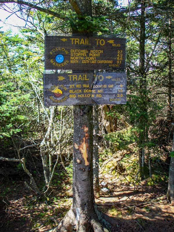 Summit of Blackhead Mountain