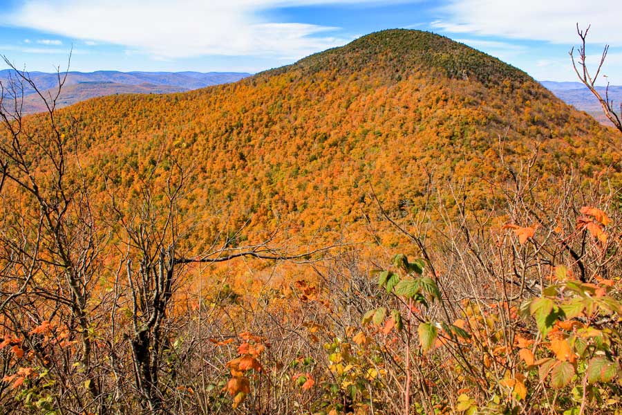 view from the west side of Blackhead Mountain