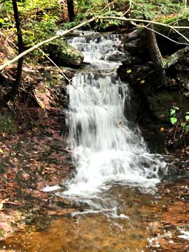 water falls on cairo and east kill turnpike stormwater