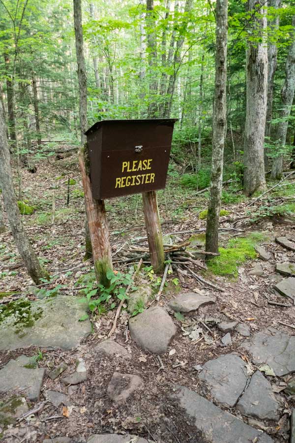 DEC Elm Ridge registration box