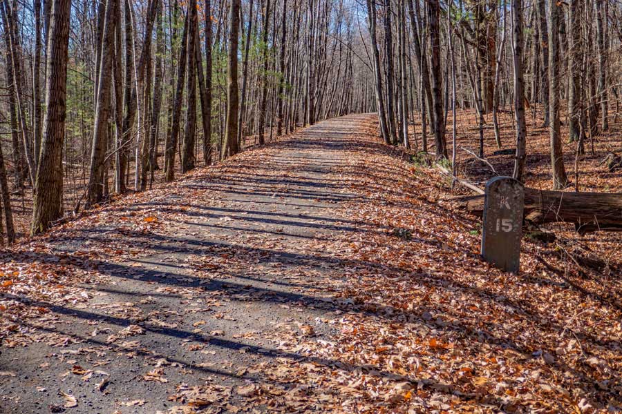 Mile Post 15 Ashokan Rail Trail  
