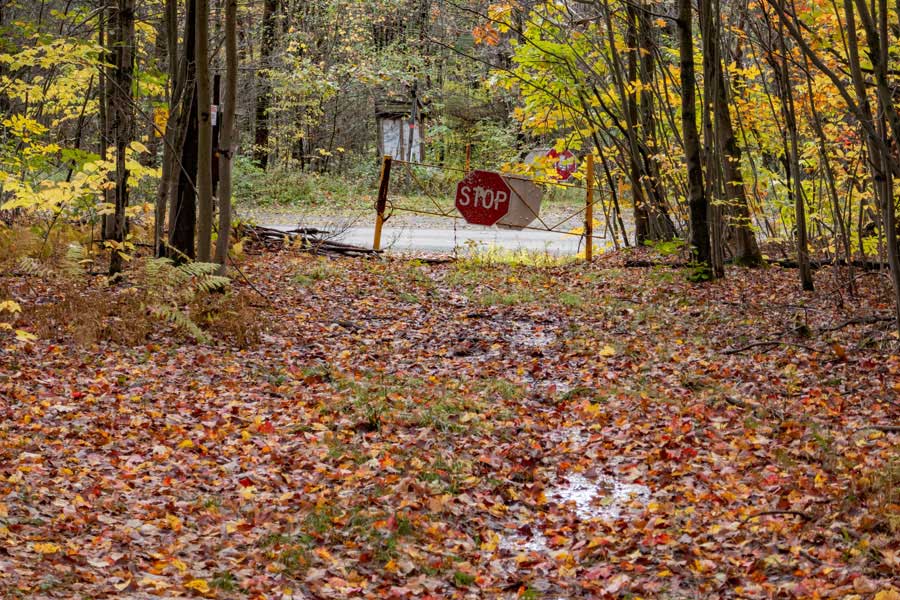 End of the Campbell Mountain Trail